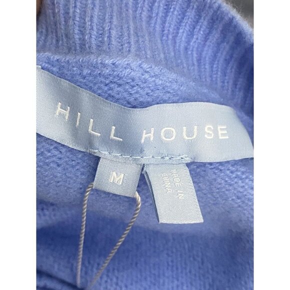 Hill House Womens The Sylvie Sweater Vista Blue Merino Wool Pullover Size Medium - Picture 6 of 9